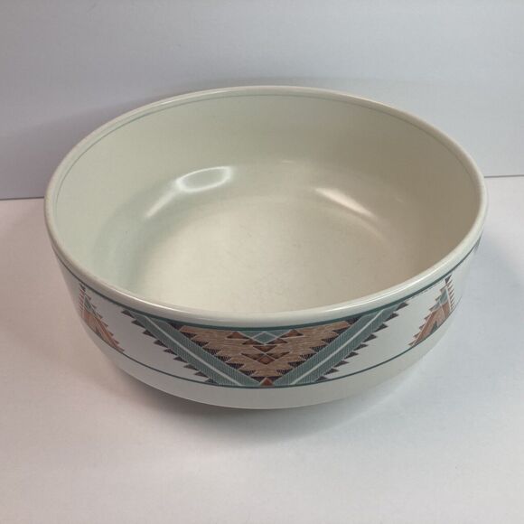 Mikasa Santa Fe Serving Bowl 9 3/8 inch diameter Intaglio CAC24 Stoneware - Picture 5 of 10